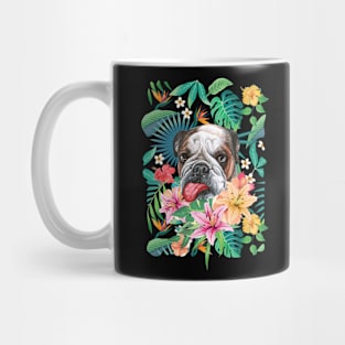 Tropical Brindle English Bulldog 5 Mug